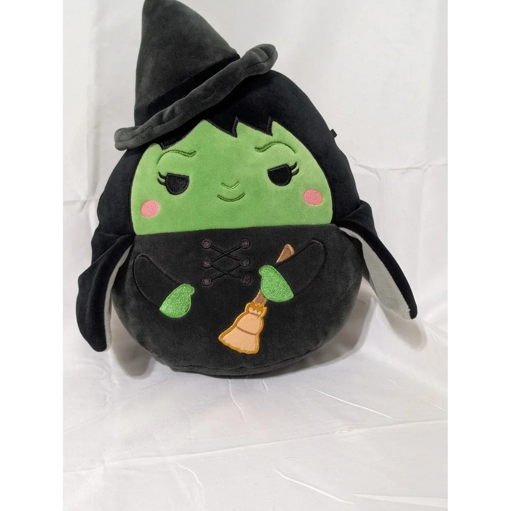 Squishmallows Wizard of Oz Wicked Witch of the West Plush Halloween Green Black